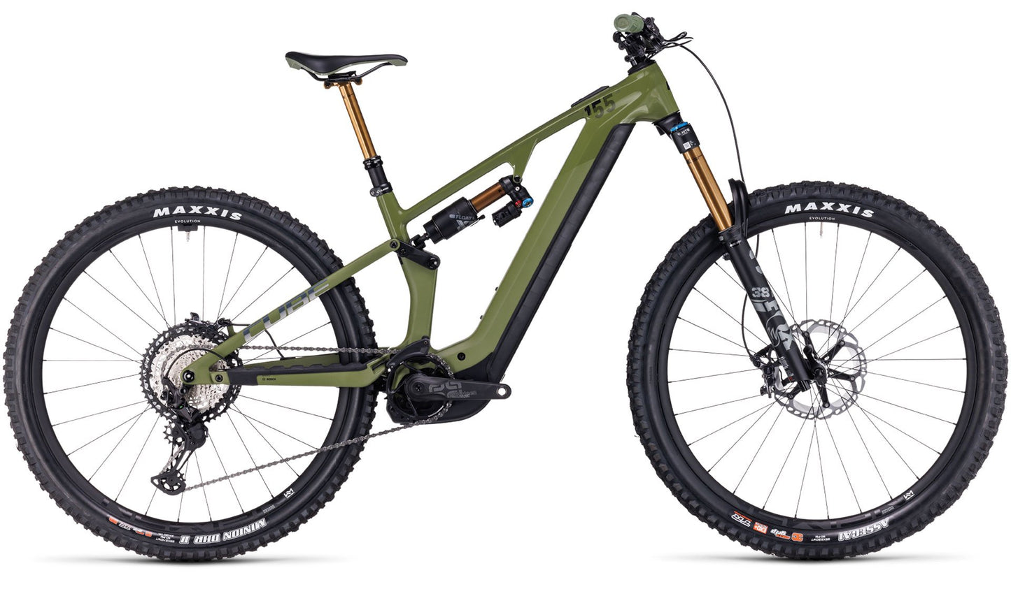 CUBE STEREO HYBRID ONE55 C:68X TM 750 29 OLIVE´N´CHROME