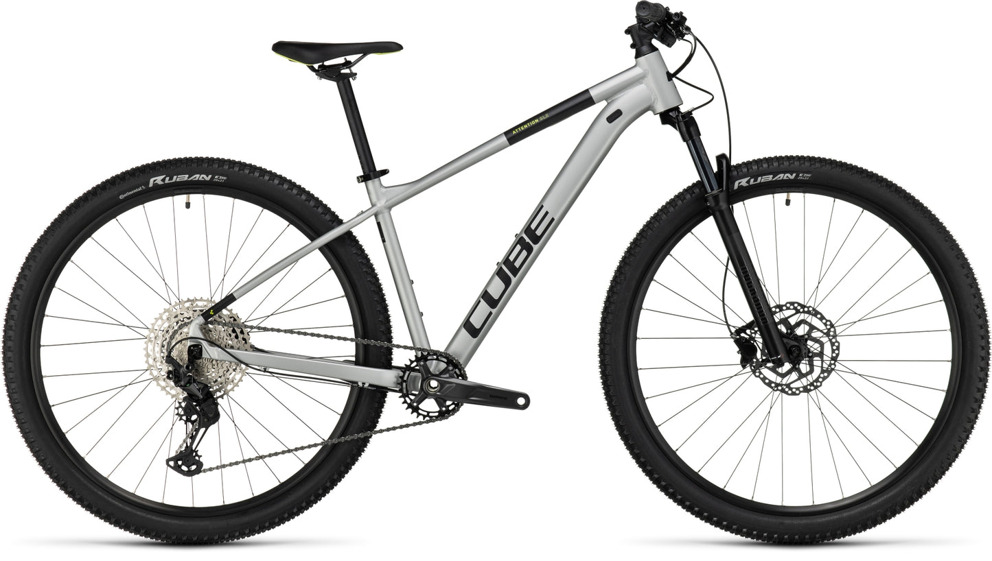 CUBE ATTENTION SLX SILVERGREY 'N' LIME